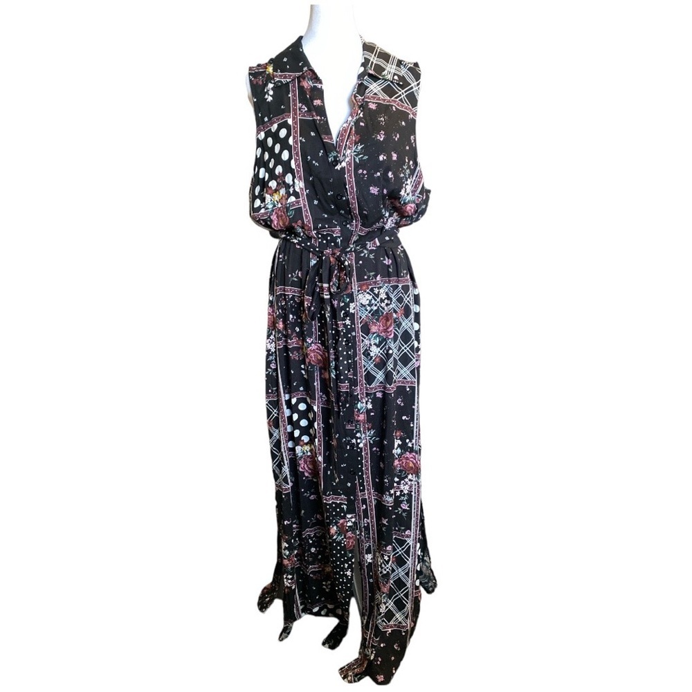Torrid Maxi Challis Shirt Dress Sz 2